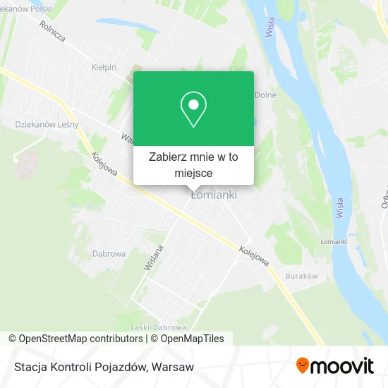 Mapa Stacja Kontroli Pojazdów