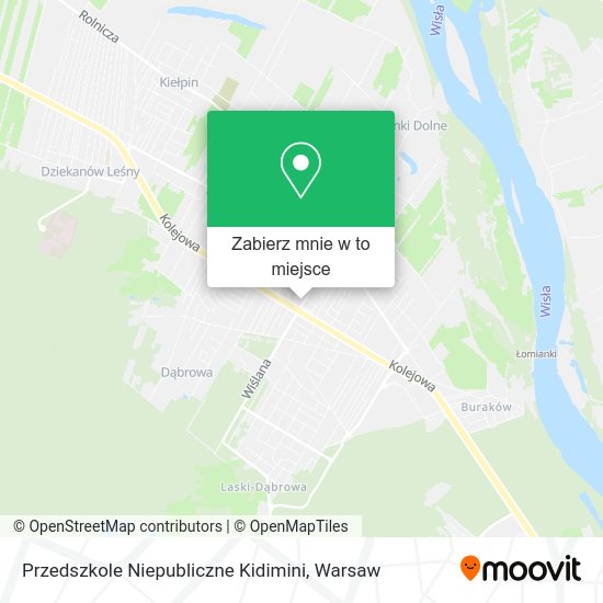 Mapa Przedszkole Niepubliczne Kidimini