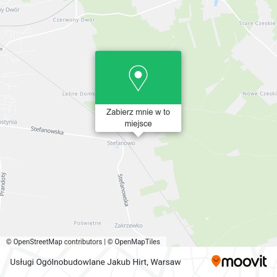 Mapa Usługi Ogólnobudowlane Jakub Hirt