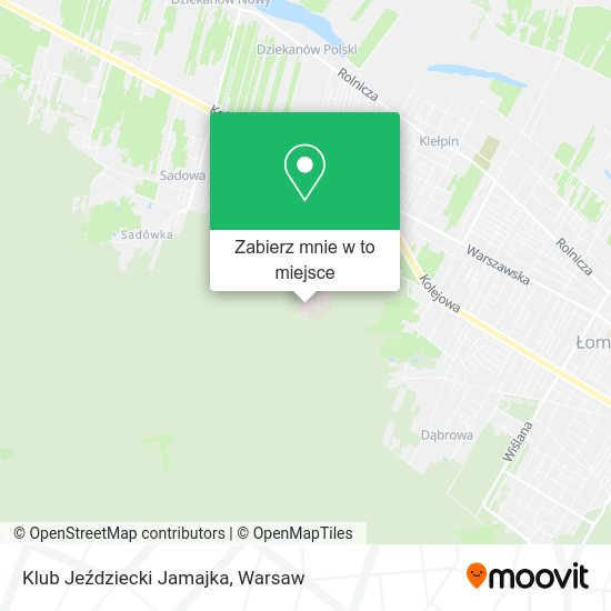 Mapa Klub Jeździecki Jamajka