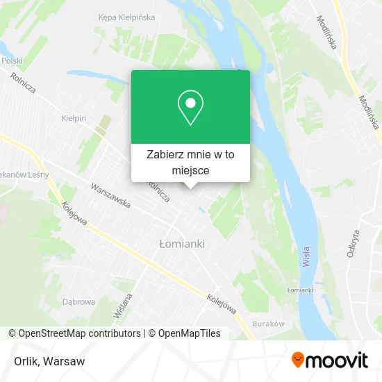 Mapa Orlik