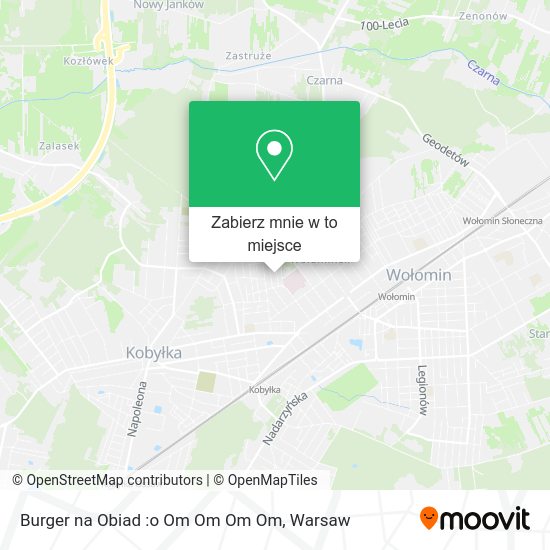 Mapa Burger na Obiad :o Om Om Om Om