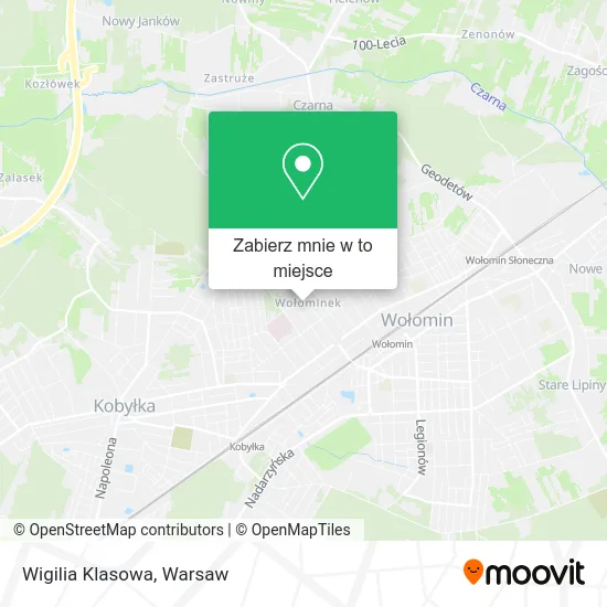 Mapa Wigilia Klasowa