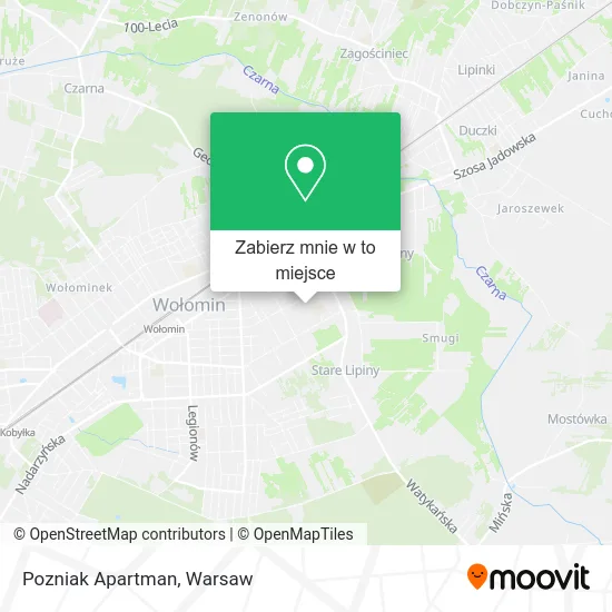 Mapa Pozniak Apartman