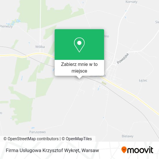 Mapa Firma Usługowa Krzysztof Wykręt