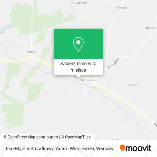 Mapa Eko-Myjnia Strzałkowo Adam Wiśniewski