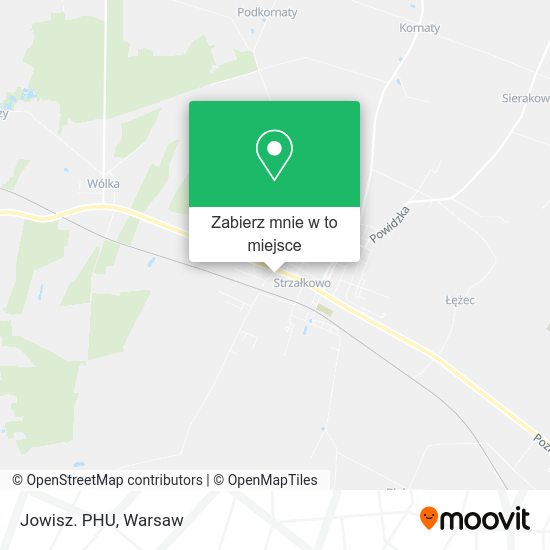 Mapa Jowisz. PHU