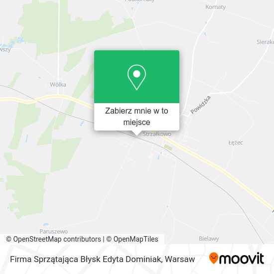 Mapa Firma Sprzątająca Błysk Edyta Dominiak