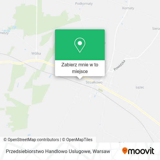 Mapa Przedsiebiorstwo Handlowo Uslugowe