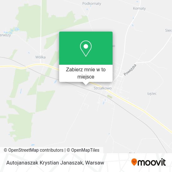 Mapa Autojanaszak Krystian Janaszak