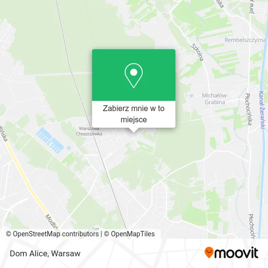 Mapa Dom Alice