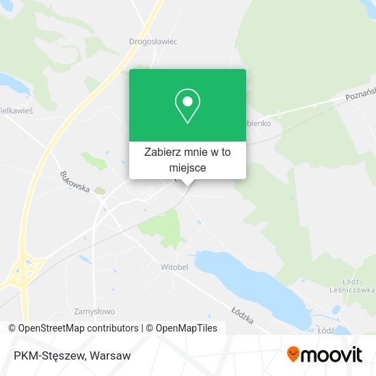 Mapa PKM-Stęszew