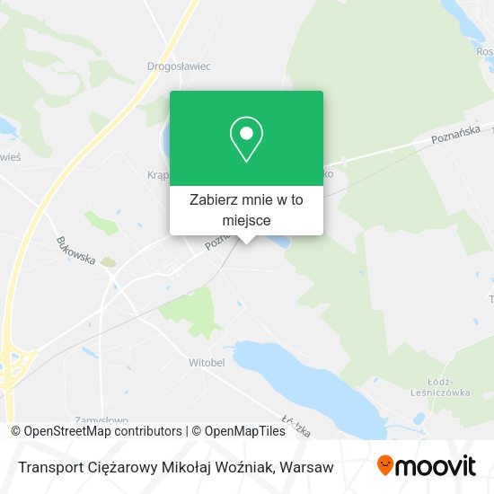 Mapa Transport Ciężarowy Mikołaj Woźniak