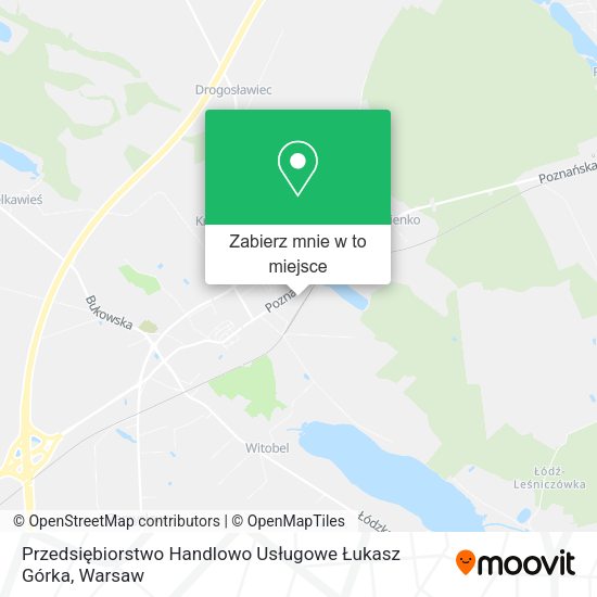 Mapa Przedsiębiorstwo Handlowo Usługowe Łukasz Górka