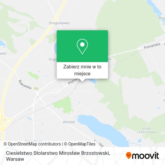 Mapa Ciesielstwo Stolarstwo Mirosław Brzostowski