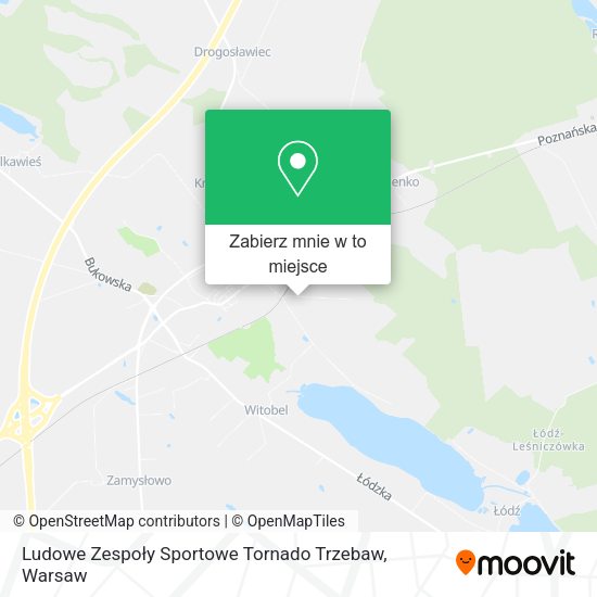 Mapa Ludowe Zespoły Sportowe Tornado Trzebaw