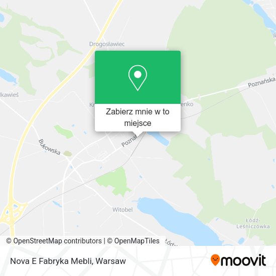 Mapa Nova E Fabryka Mebli