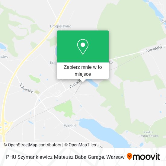 Mapa PHU Szymankiewicz Mateusz Baba Garage