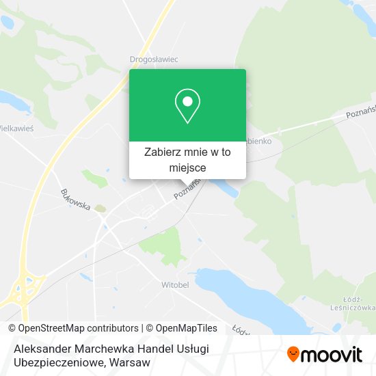 Mapa Aleksander Marchewka Handel Usługi Ubezpieczeniowe