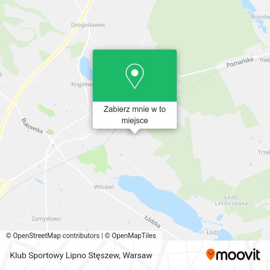 Mapa Klub Sportowy Lipno Stęszew