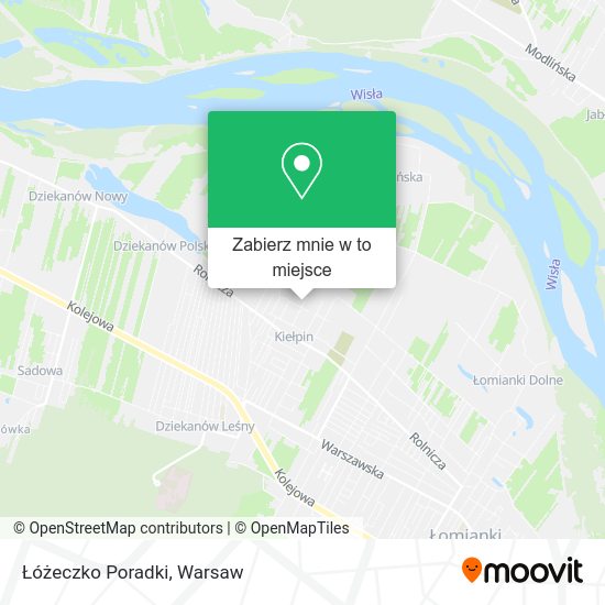 Mapa Łóżeczko Poradki