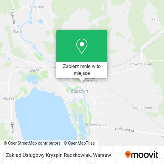 Mapa Zakład Usługowy Kryspin Raczkowiak