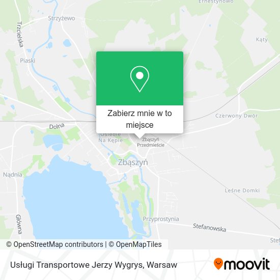 Mapa Usługi Transportowe Jerzy Wygrys