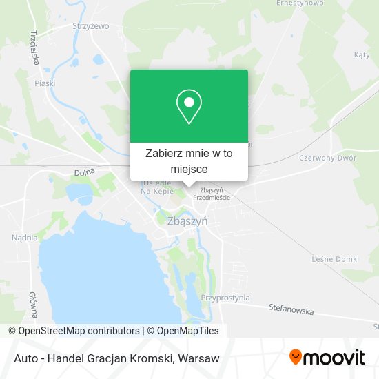 Mapa Auto - Handel Gracjan Kromski