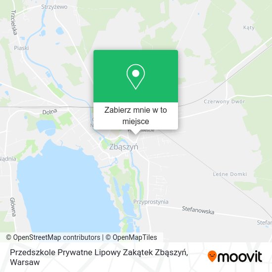 Mapa Przedszkole Prywatne Lipowy Zakątek Zbąszyń