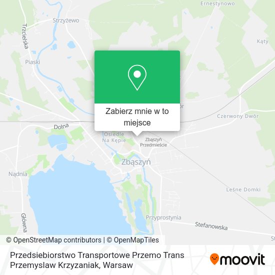 Mapa Przedsiebiorstwo Transportowe Przemo Trans Przemyslaw Krzyzaniak