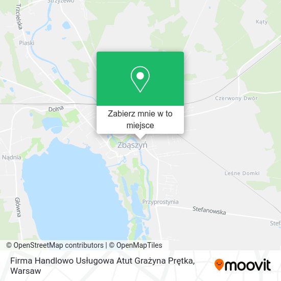 Mapa Firma Handlowo Usługowa Atut Grażyna Prętka