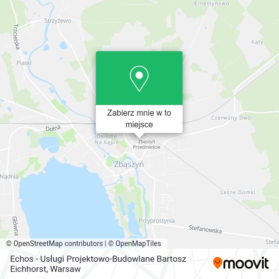 Mapa Echos - Usługi Projektowo-Budowlane Bartosz Eichhorst