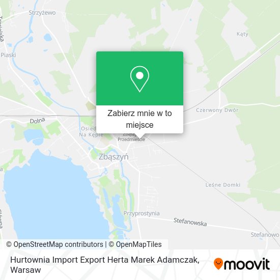 Mapa Hurtownia Import Export Herta Marek Adamczak