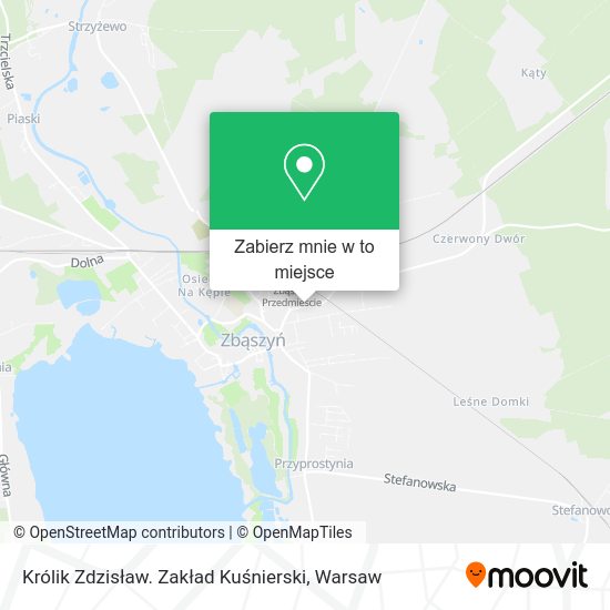 Mapa Królik Zdzisław. Zakład Kuśnierski