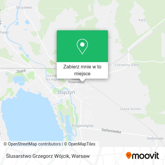 Mapa Ślusarstwo Grzegorz Wójcik