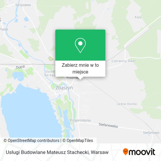 Mapa Usługi Budowlane Mateusz Stachecki