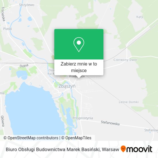 Mapa Biuro Obsługi Budownictwa Marek Basiński