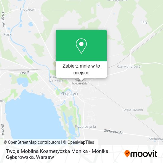 Mapa Twoja Mobilna Kosmetyczka Monika - Monika Gębarowska