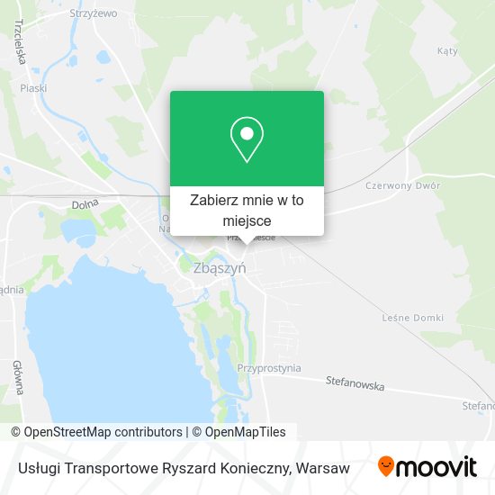 Mapa Usługi Transportowe Ryszard Konieczny