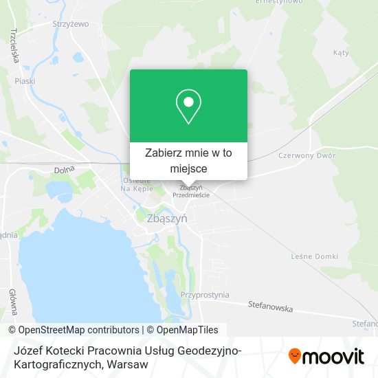 Mapa Józef Kotecki Pracownia Usług Geodezyjno-Kartograficznych