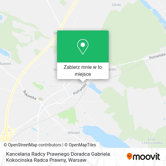 Mapa Kancelaria Radcy Prawnego Doradca Gabriela Kokocinska Radca Prawny