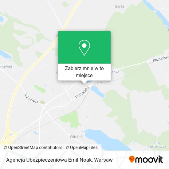 Mapa Agencja Ubezpieczeniowa Emil Noak