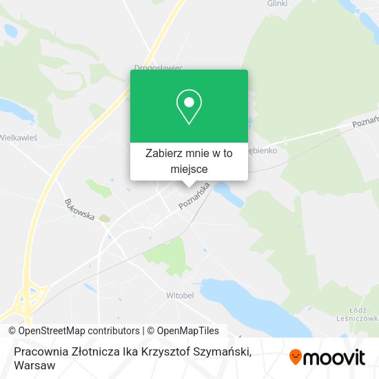 Mapa Pracownia Złotnicza Ika Krzysztof Szymański