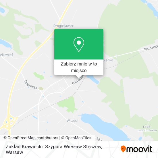 Mapa Zakład Krawiecki. Szypura Wiesław Stęszew