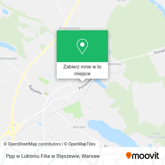 Mapa Ppp w Luboniu Filia w Stęszewie