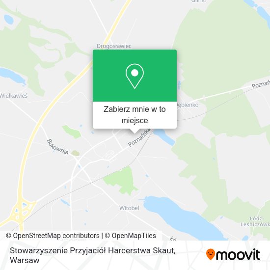 Mapa Stowarzyszenie Przyjaciół Harcerstwa Skaut