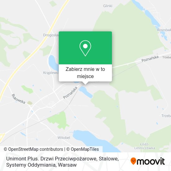 Mapa Unimont Plus. Drzwi Przeciwpożarowe, Stalowe, Systemy Oddymiania