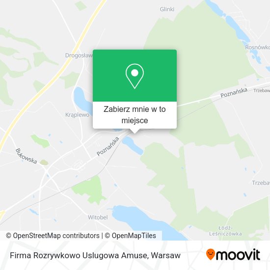 Mapa Firma Rozrywkowo Uslugowa Amuse