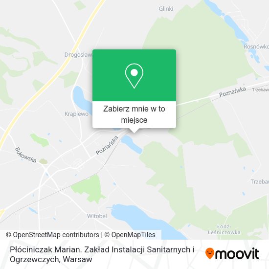 Mapa Płóciniczak Marian. Zakład Instalacji Sanitarnych i Ogrzewczych