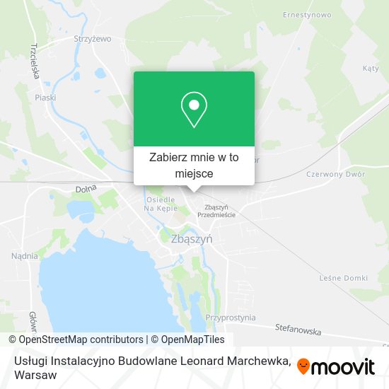 Mapa Usługi Instalacyjno Budowlane Leonard Marchewka